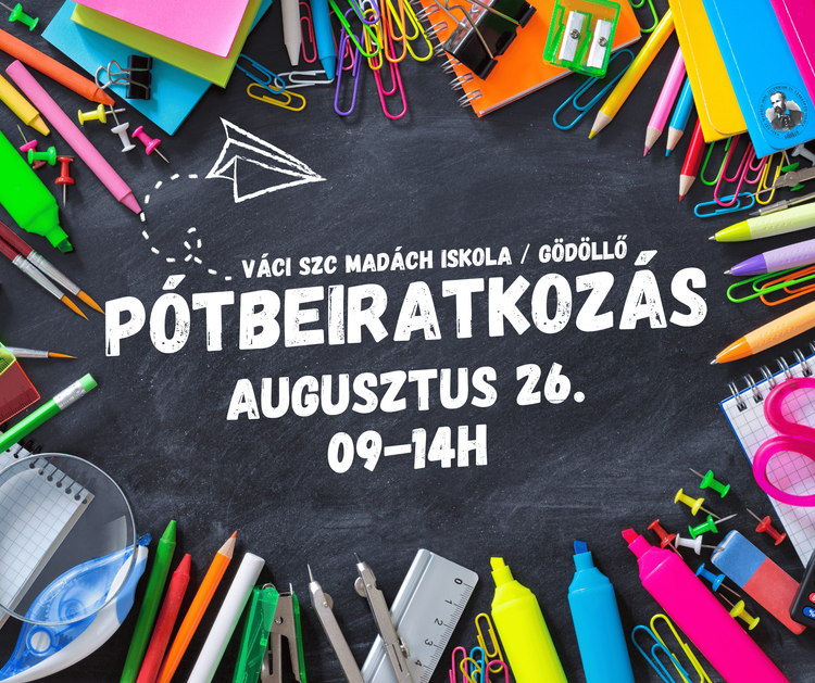 Pótbeiratkozás a 2025/26-os tanévre!